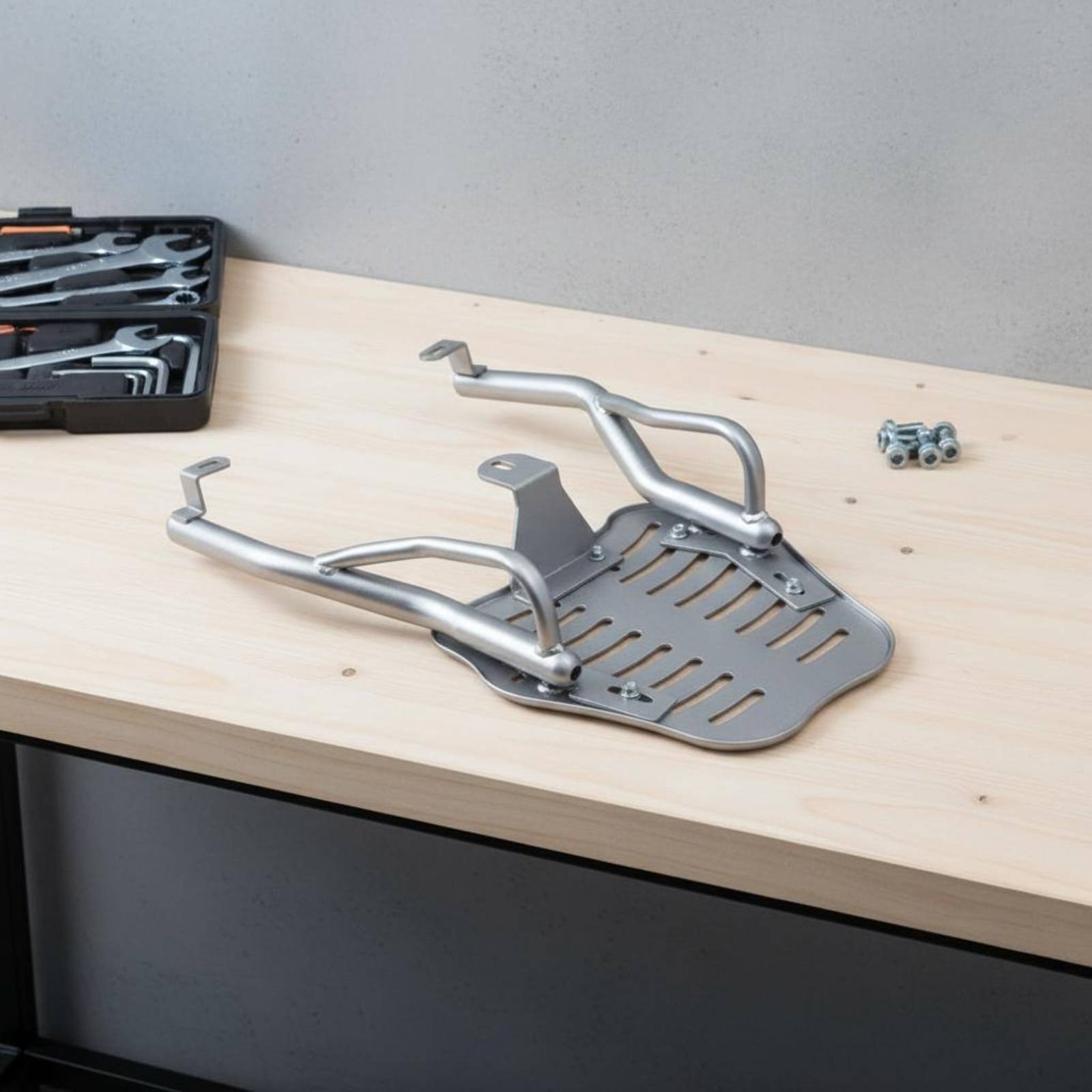 Motorcycle Gear Rack - Motorcycle Storage Box Bracket Thickened Material