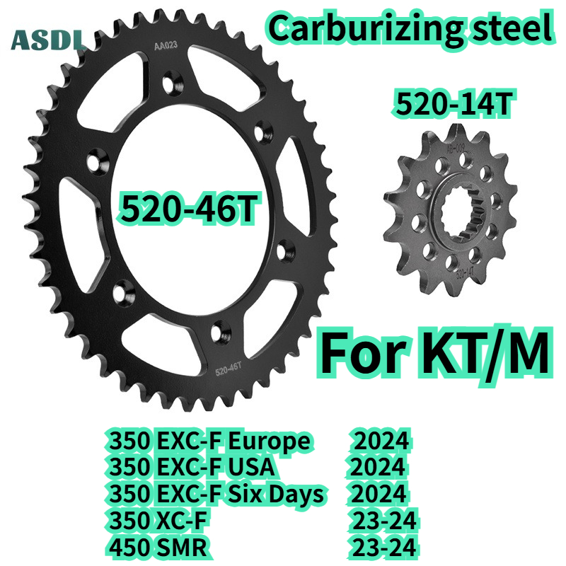 Motorcycle Gear Europe - 520 Motorcycle Front Rear Gear Wheel