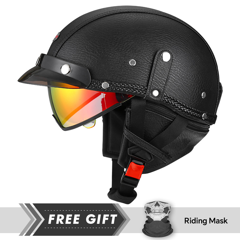 Motorcycle Gear Store - DOT Approved Men Women Half Face