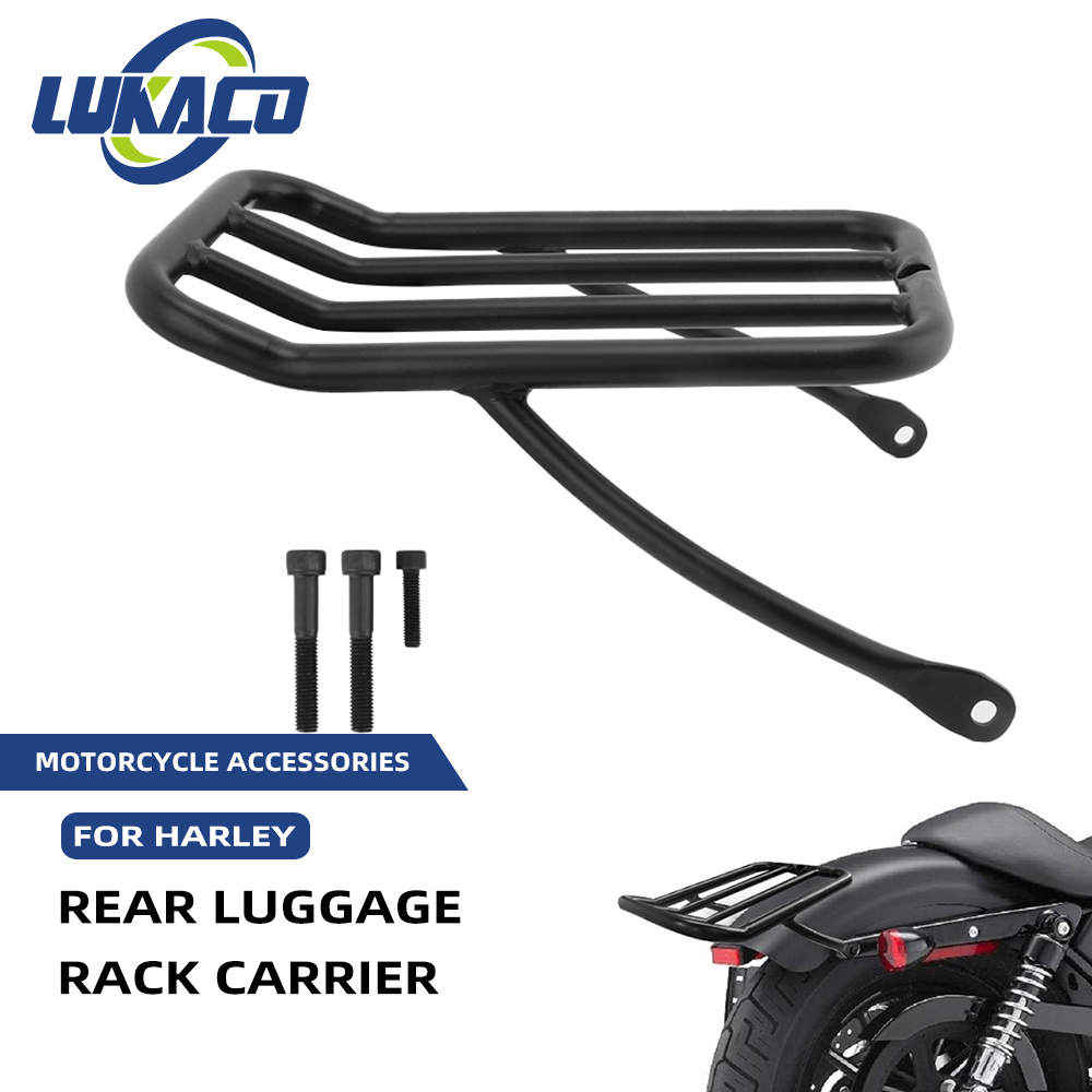 Black Motorcycle Iron Passenge - Motorcycle Gear Rack ulasan dan harga