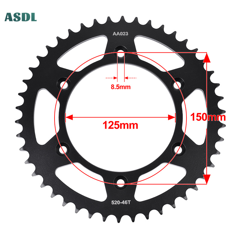 520 Motorcycle Front Rear Gear - Motorcycle Gear Europe ulasan dan harga