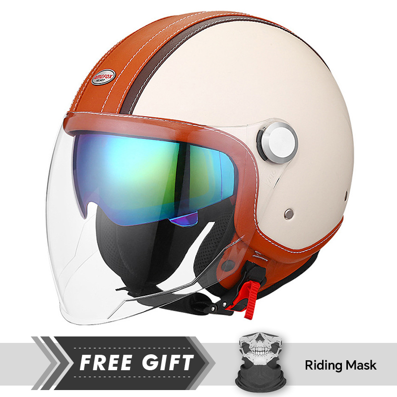 White Orange Original Open Fac - Motorcycle Gear Store ulasan dan harga