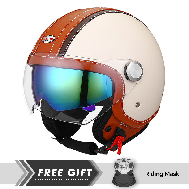 White Orange Original Open Fac - Motorcycle Gear Store ulasan dan harga