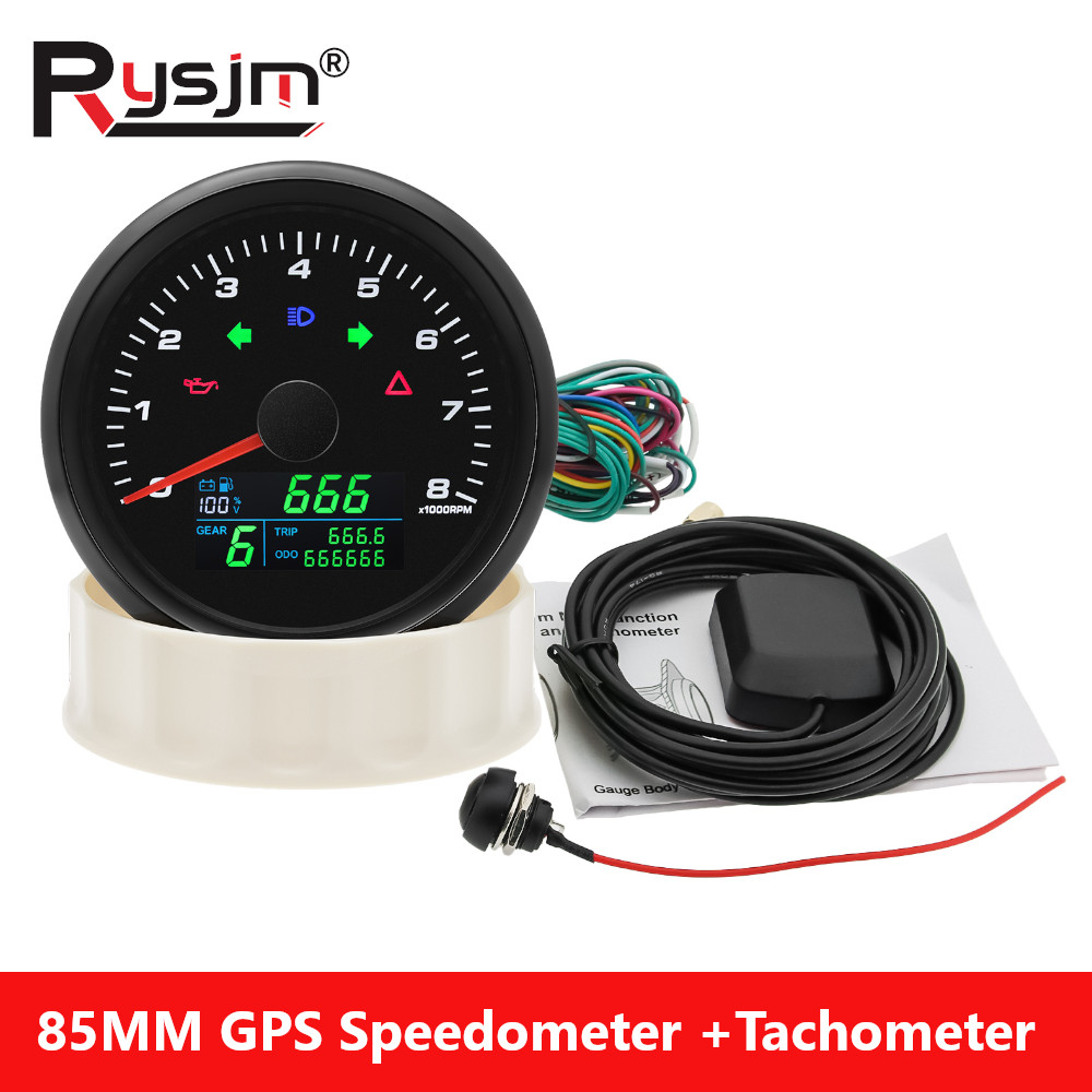 85mm Multifunctional Gaug GPS  - Motorcycle Gear Levels ulasan dan harga