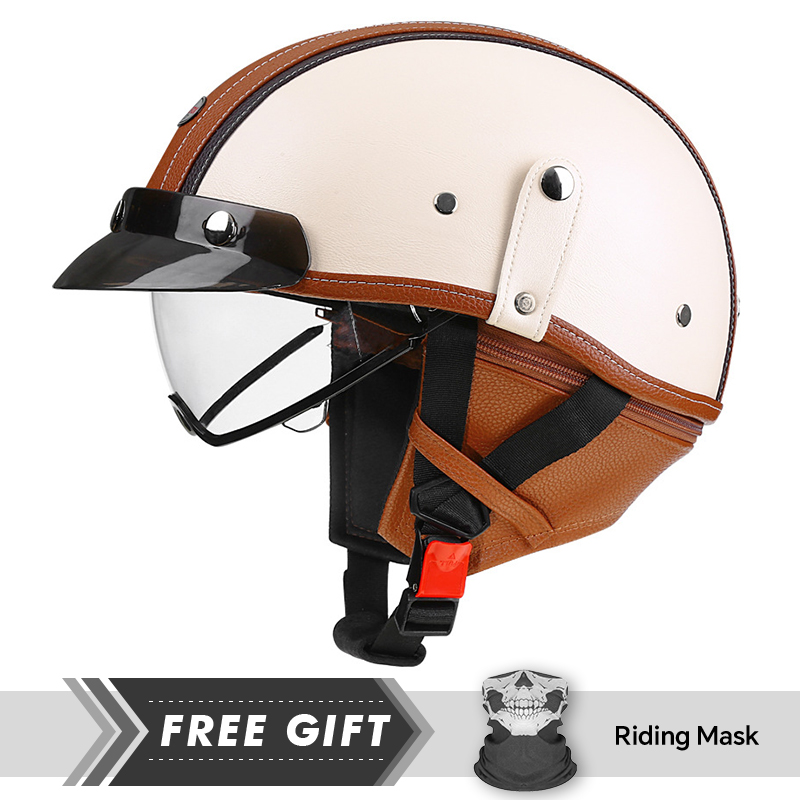 DOT Approved Men Women Half Fa - Motorcycle Gear Store ulasan dan harga