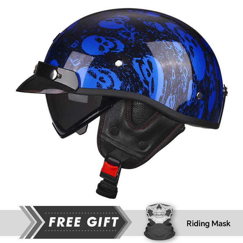Half Motorcycle Helmet DOT ECE - Motorcycle Gear Store ulasan dan harga