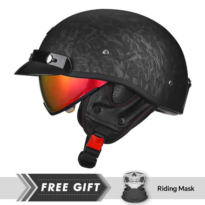 Half Motorcycle Helmet DOT ECE - Motorcycle Gear Store ulasan dan harga
