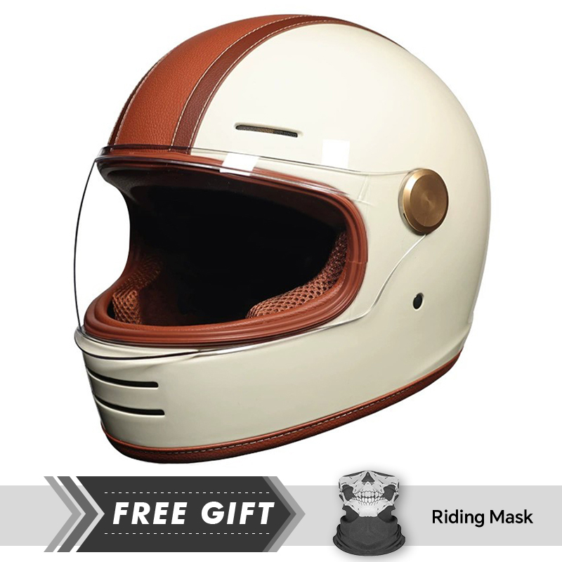 Men Women Leather Full Face Mo - Motorcycle Gear Store ulasan dan harga