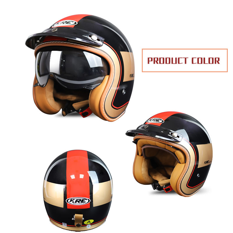 SOMAN Open Face Motorcycle Hel - Motorcycle Gear Store ulasan dan harga